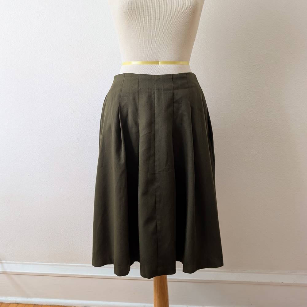 Forest Green Women's Skirt Large